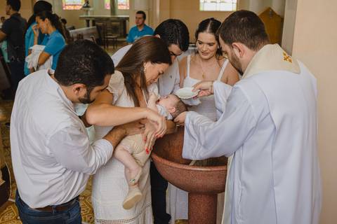Batizado na Igreja Matriz de São Gotardo MG.'