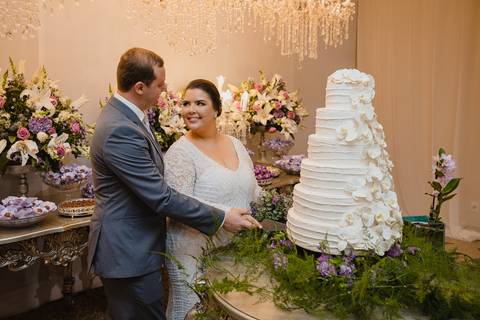 Recepção do Casamento da Mariana e Ismael no Clube Campestre da cidade de São Gotardo-MG.'