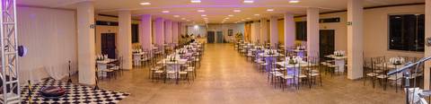 Clube Campestre de São Gotardo. Salão principal para festas, aniversários e Casamentos.'
