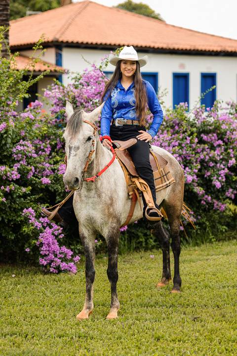 Ensaio com cavalo em fazenda do município de Carmo do Paranaíba-MG.'