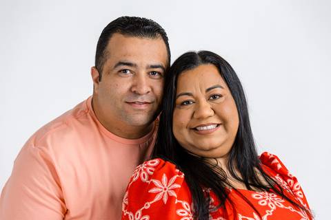 Retrato de Casal no Estúdio Lucas Sato-Fotografia.'