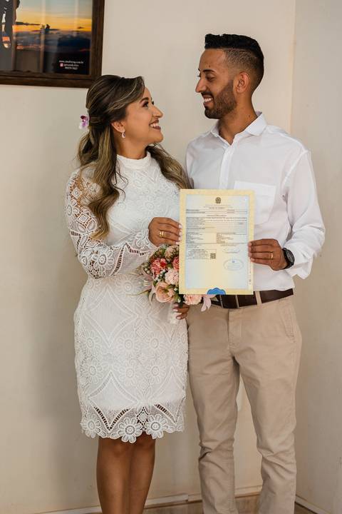 Retrato de Casamento Civil em São Gotardo'
