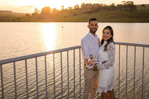 Ensaio de Casal realizado no Balneário na cidade de São Gotardo'