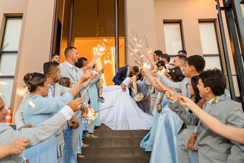 Igreja São Geraldo de São Gotardo-MG. Casamento realizado pelo fotógrafo Lucas Sato.'