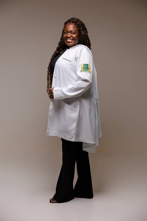 Ensaio no Estúdio para Técnica em Enfermagem'