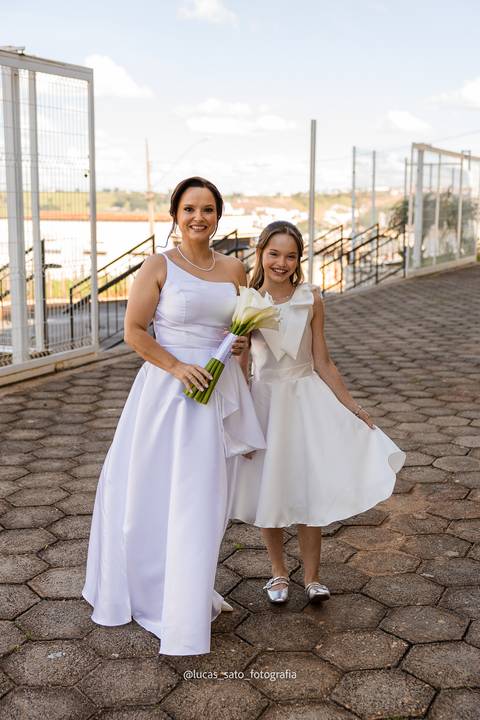 Vestido de noiva para Casamento intimista.'
