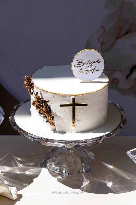 Bolo para Batismo.'