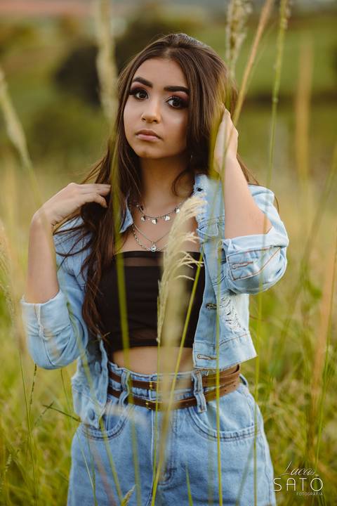 Retrato para fotografia de 15 anos'