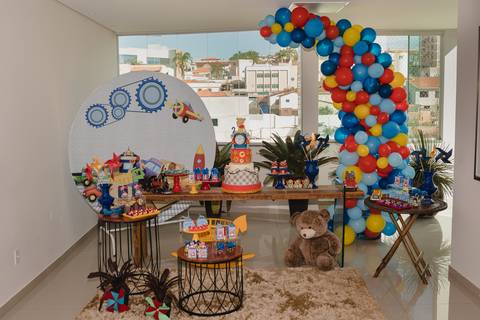 Decoração de Festa infantil para residência. Decoração simples e maravilhosa para o aniversário do seu filho ou filha. '