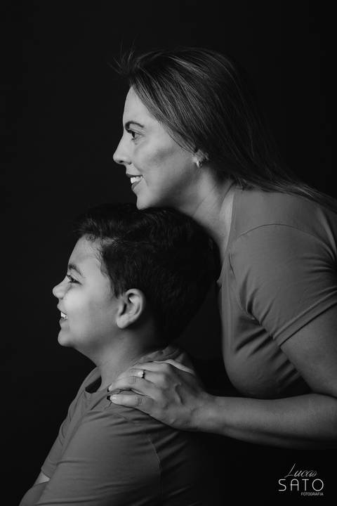 Retrato diferente pra o dia das mães realizado no Estúdio Fotográfico em São Gotardo-MG.'