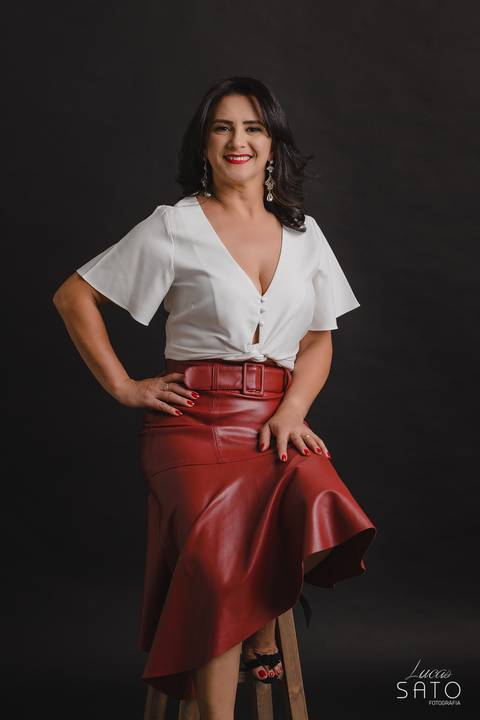 Estúdio fotográfico para retratos femininos em São Gotardo-MG'