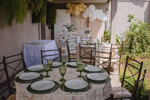 Decoração para Batismo em São Gotardo.'