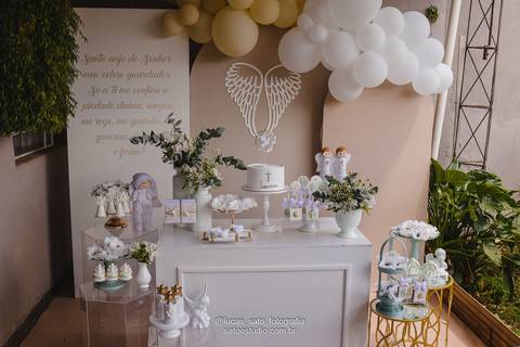 Decoração de batizado em São Gotardo-MG.'