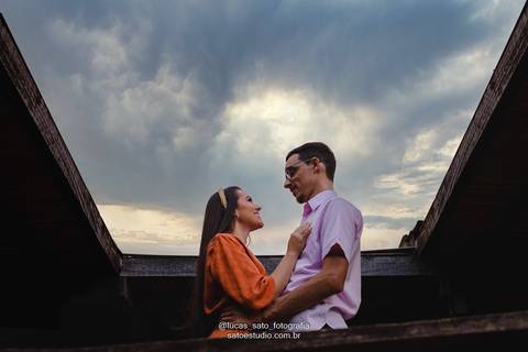 Foto de Pre wedding realizado pelo fotógrafo profissional de Casamento, Lucas Sato da cidade de São Gotardo-MG.'
