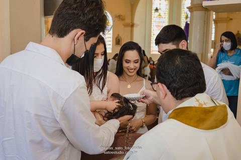 Foto de Batismo na Igreja São Sebastião de São Gotardo-MG'