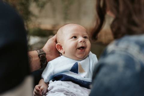 Sessão de família no parque do avião em Leiria'