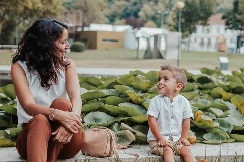 Sessão de exterior no jardim santo agostinho - leiria'