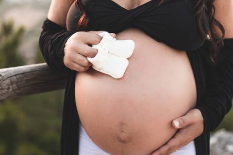 Sessão de gravidez - Porto de Mós'