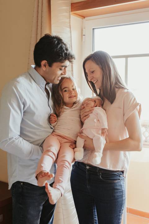 Sessão de Newborn em casa - Leiria'