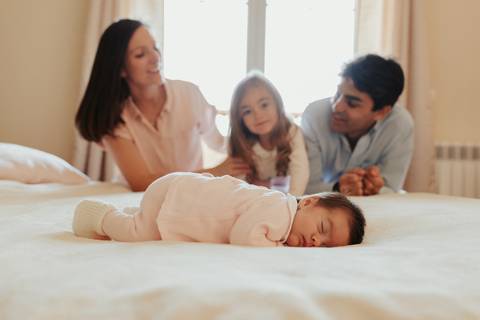 Sessão de Newborn em casa - Leiria'