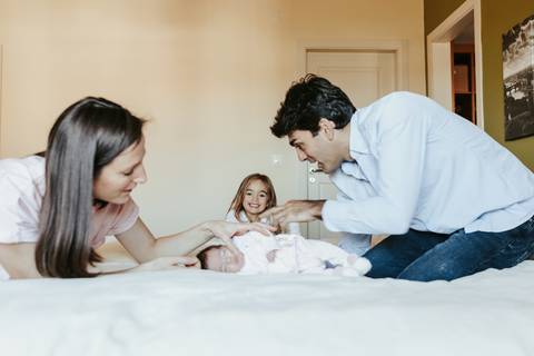 Sessão de Newborn em casa - Leiria'