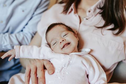 Sessão de Newborn em casa - Leiria'