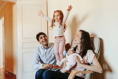 Sessão de Newborn em casa - Leiria'
