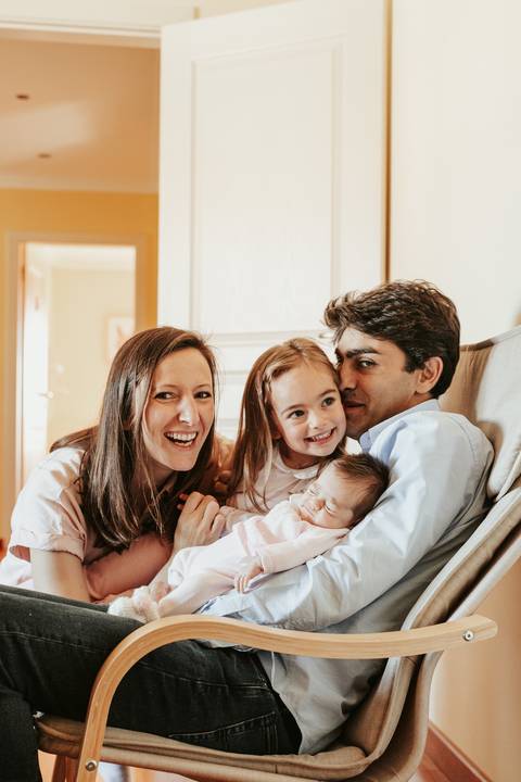 Sessão de Newborn em casa - Leiria'