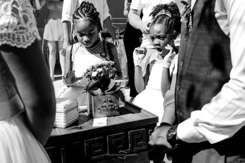 crianças no casamento'