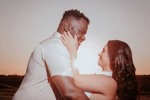 ensaio fotografico pré wedding no por do sol em bauru-sp'