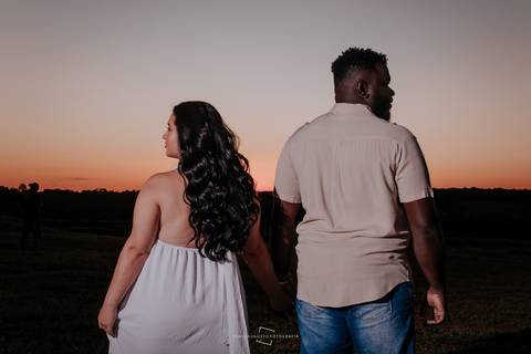 ensaio fotografico pré wedding no por do sol em bauru-sp'