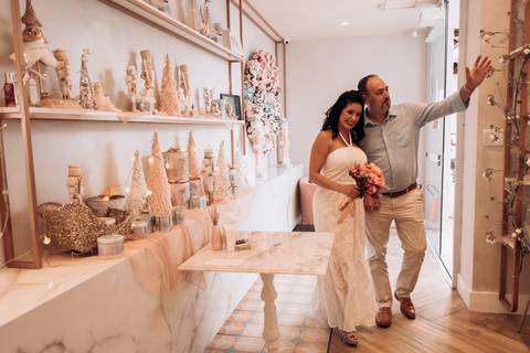 recepção dos noivos no l´atelier sucre em bauru'