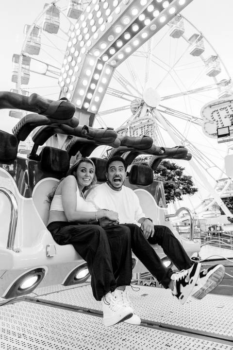 bauru shopping ensaio de casal de influencers e tiktok em bauru fotógrafa registra momentos divertidos no parque de diversão vitinhos park'