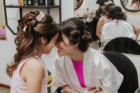 daminha em casamento'