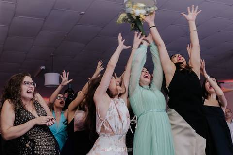 bouquet na festa de casamento chacara veneza '