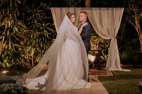 fotos protocolares do casal pós casamento chacara vila de são francisco - agudos e bauru-sp'