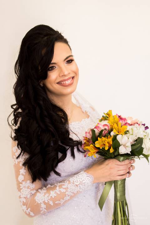 noiva de bauru tem lindo bouquet da adma flores '