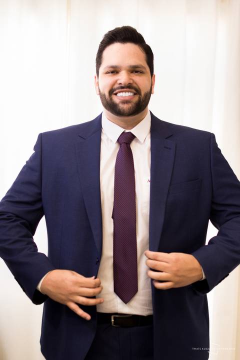 terno de noivo azul'