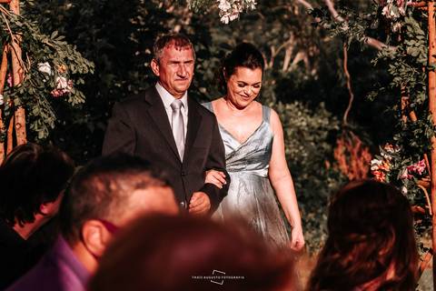 Entrada dos pais do noivo'