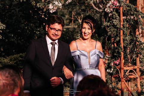 Entrada dos pais da noiva'