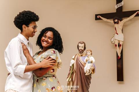 São José, Jesus e amor'