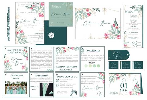 Identidade Visual do Casamento da Catarine e do Bruno'