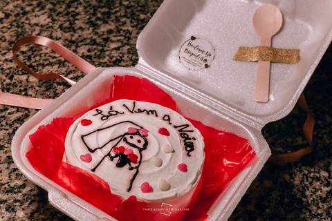 O bento bolo da noiva'