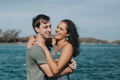 Ensaio Casal Cabo Frio Rua da Passagem Praia do Japones Canal de Cabo Frio Pre Casamento Casal Ensaio na Praia Ensaio Picnic'