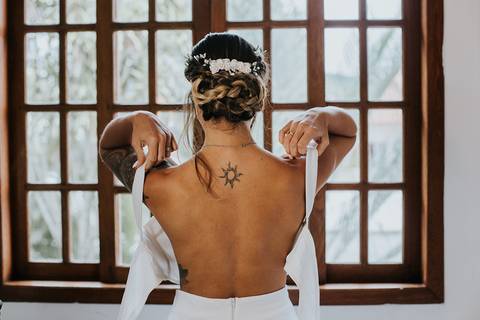 Casamento Mini Wedding Garden Bistrô Cafubá Niterói Making of Noiva Casamento Civil First Look'