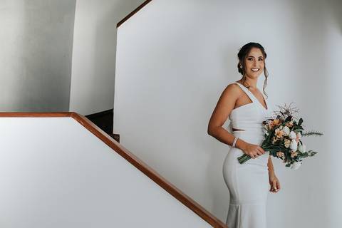 Casamento Mini Wedding Garden Bistrô Cafubá Niterói Making of Noiva Casamento Civil First Look'