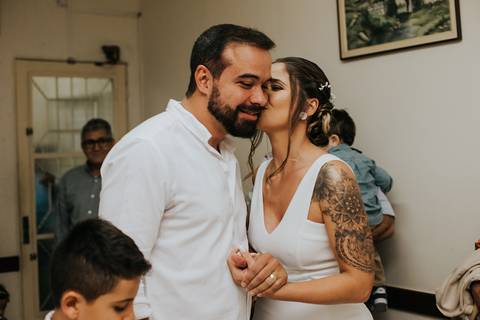 Casamento Mini Wedding Garden Bistrô Cafubá Niterói Making of Noiva Casamento Civil First Look'