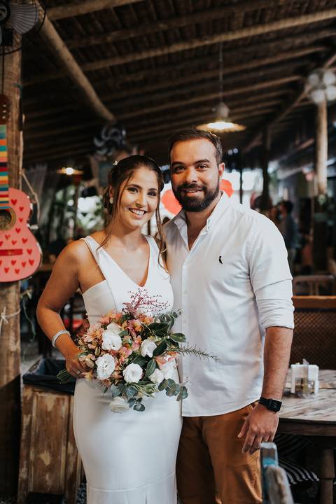 Casamento Mini Wedding Garden Bistrô Cafubá Niterói Making of Noiva Casamento Civil First Look'