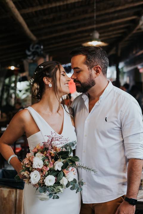 Casamento Mini Wedding Garden Bistrô Cafubá Niterói Making of Noiva Casamento Civil First Look'