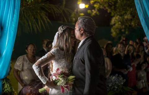beijo da pai da noiva'